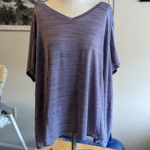 Living purple athletic shirt